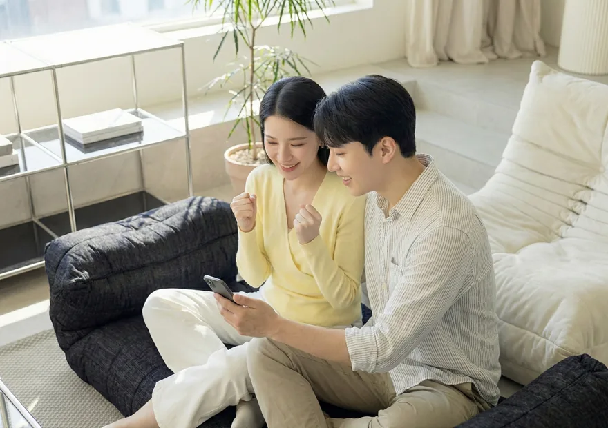 신용카드잔액대출 갈래 나누기 단계 진행 안내 사진